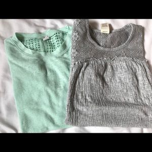 2 girls shirts size 8
